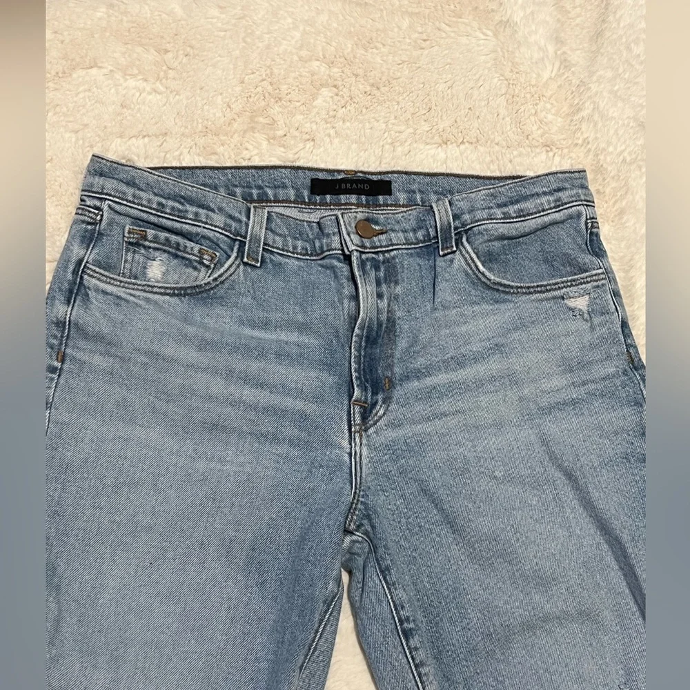 J Brand Adele Straight Mid-Rise Jeans Archive Destruct size 31 - Picture 3 of 7
